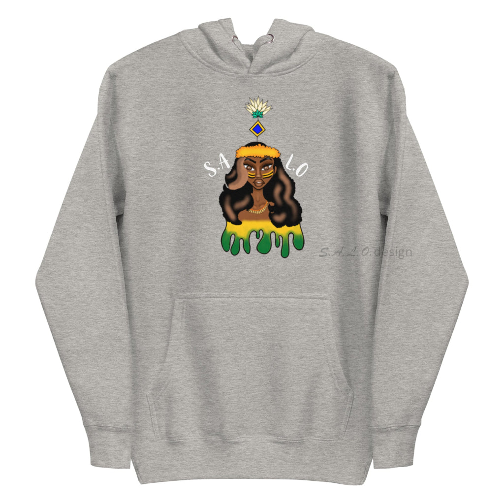 Hoodie (Unisex) - Cotton Heritage Premium Carbon Grey / S