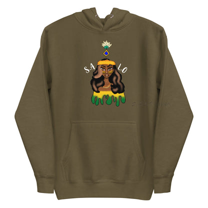 Hoodie (Unisex) - Cotton Heritage Premium Military Green / S
